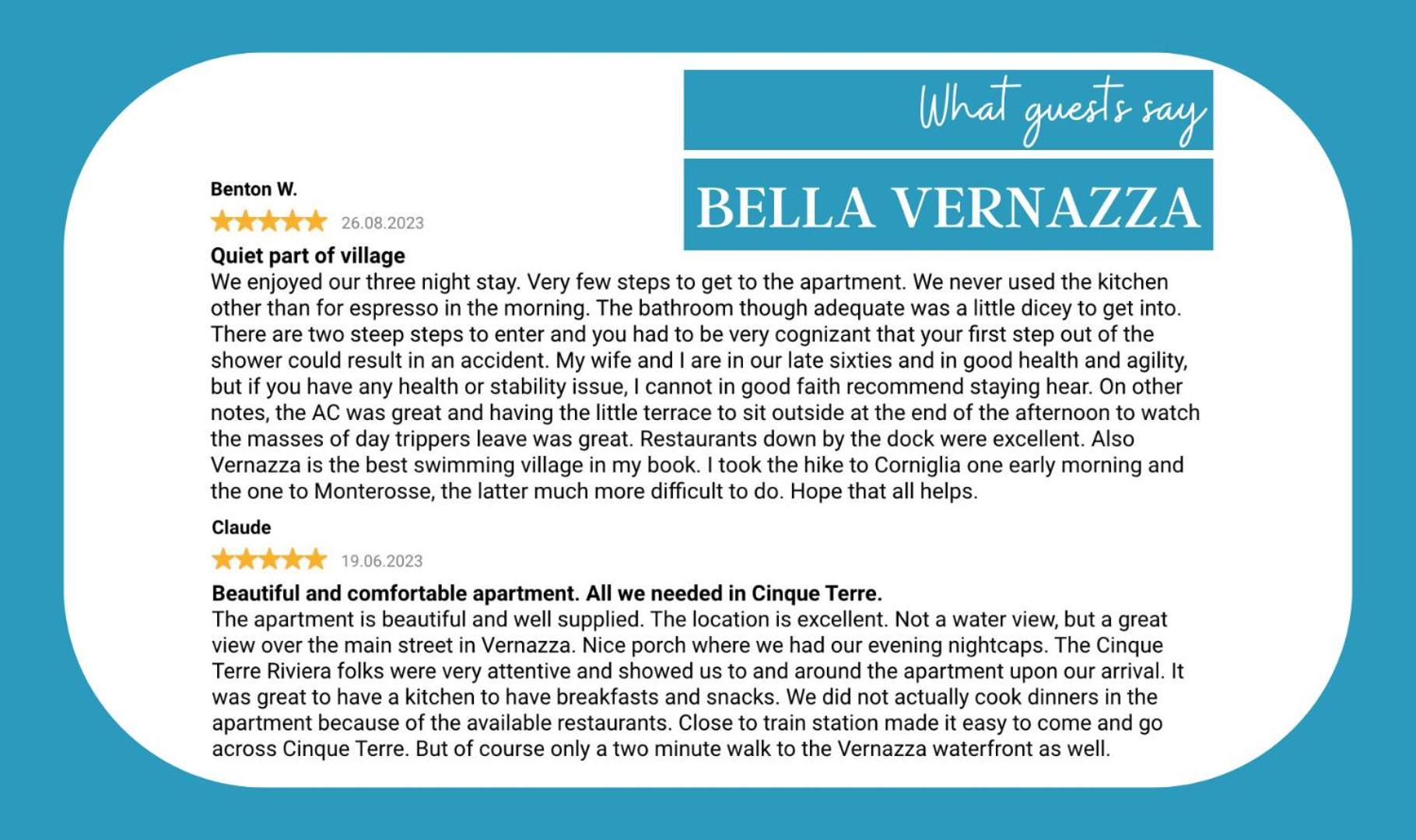 Ferienwohnung Bella Vernazza Exterior foto